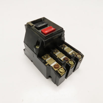 Square D 2510 MBG 2 NEMA Size M-0 Manual Starter 600V Max 3Ph