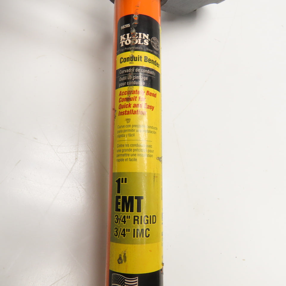 Klein Tools 56205 Manual Conduit Bender 1" EMT 3/4" Rigid/IMC