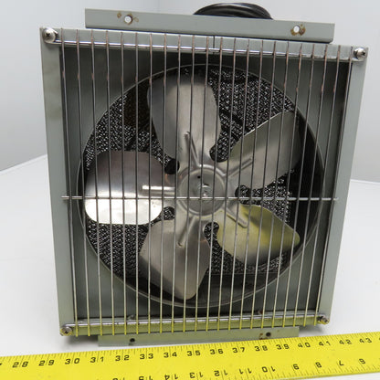 Kleen Filter 1RB100M115 12" x 12" Permanent Filter Fan Unit 115V 1Ph