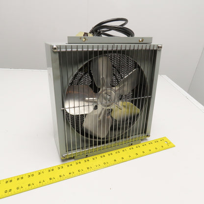 Kleen Filter 1RB100M115 12" x 12" Permanent Filter Fan Unit 115V 1Ph