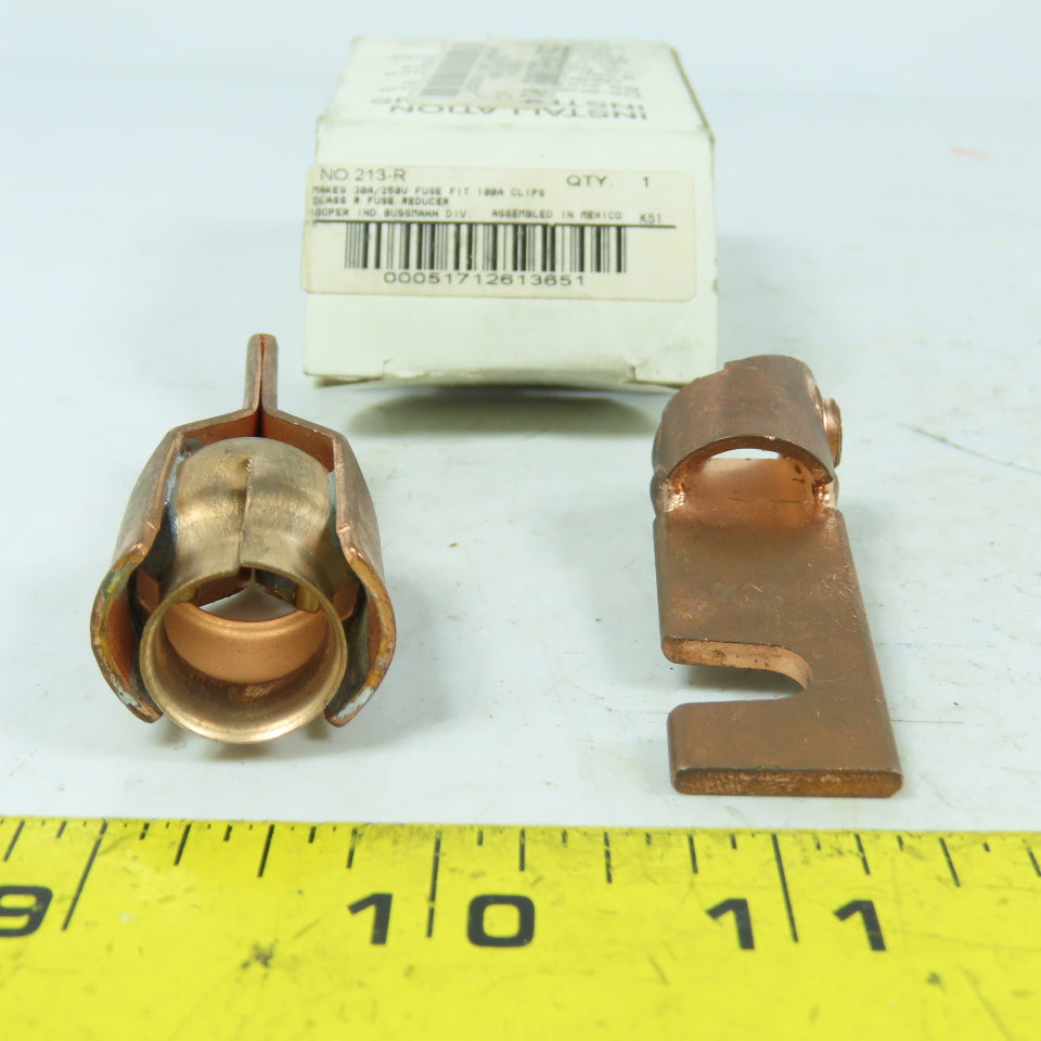 Bussmann 213-R Class R Fuse Reducer 30A/250V to 100A Clips