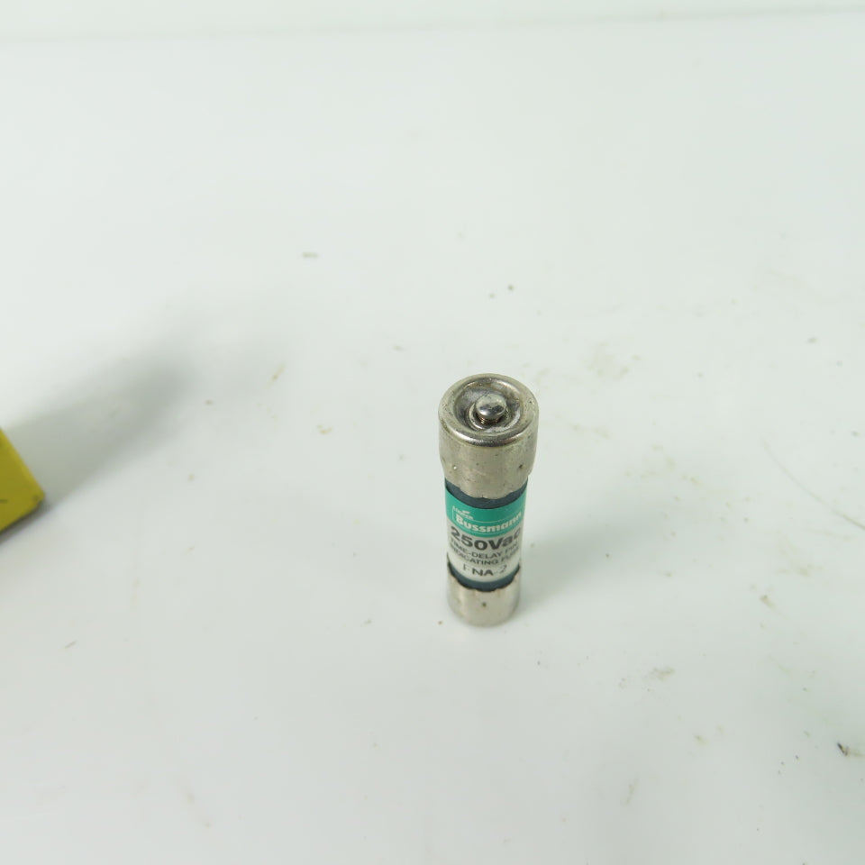 Bussmann FNA-2 Fusetron Time-Delay Pin-Indicating Fuse 250VAC 2A Lot Of 9