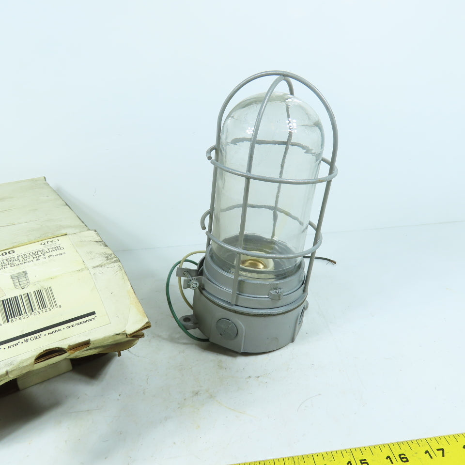 Appleton WFC1050G 100W Vaporproof Wall/Ceiling Light Fixture with Guard