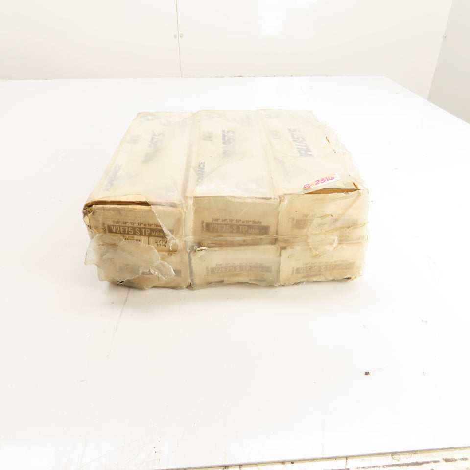 Advance V2E75-S-TP 2-Lamp Slimline Electronic Ballast 277V 60Hz Lot of 6