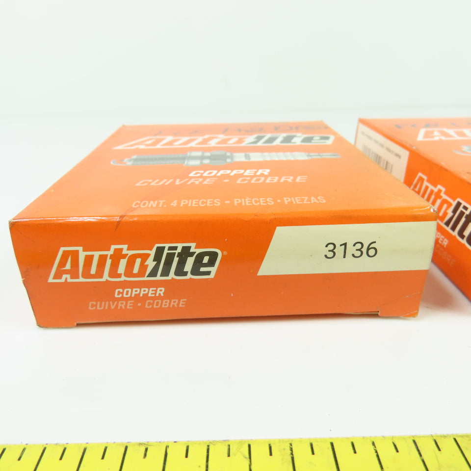 Autolite 3136 Copper Core Resistor Spark Plugs new Lot of 9