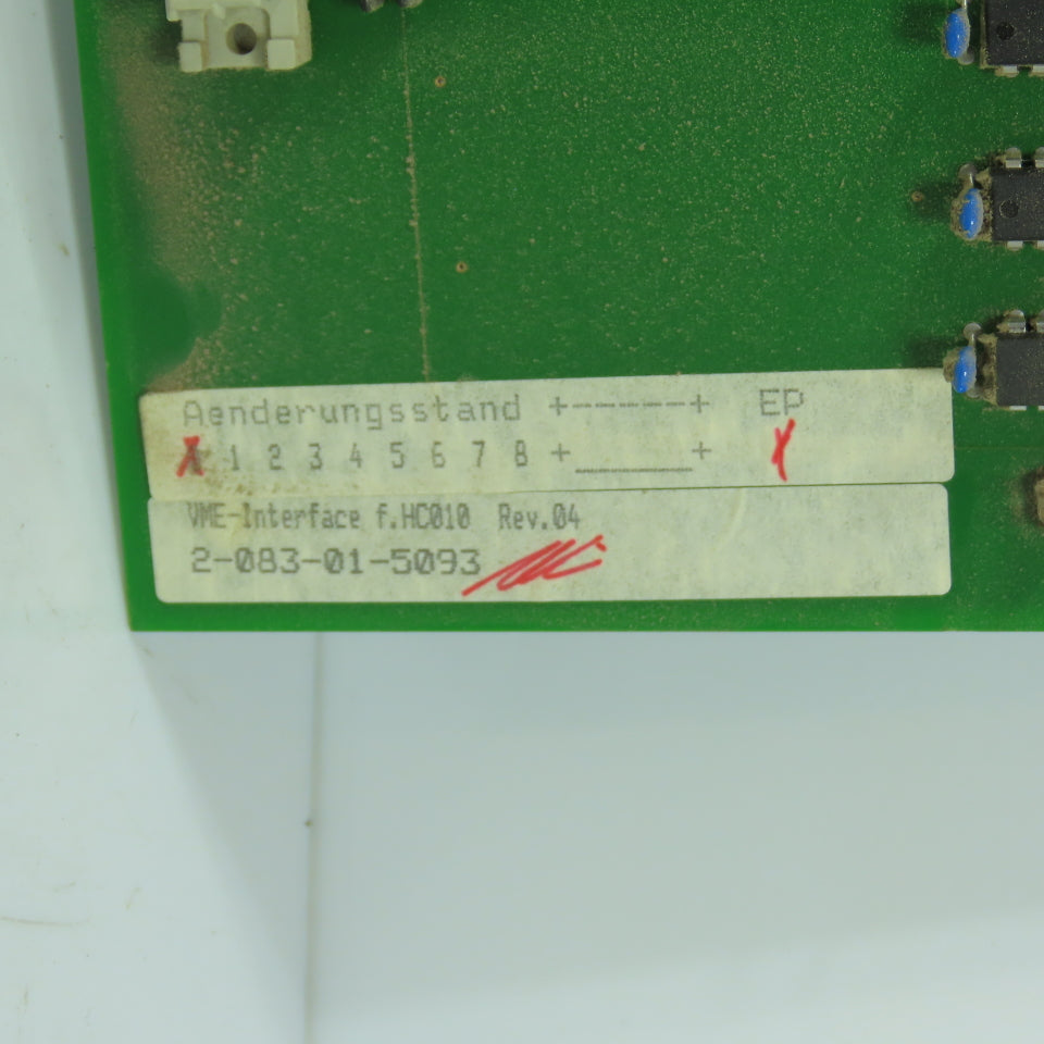 Homatic 2-083-01-5093 VME-Interface f.HC010 Rev.04 Board