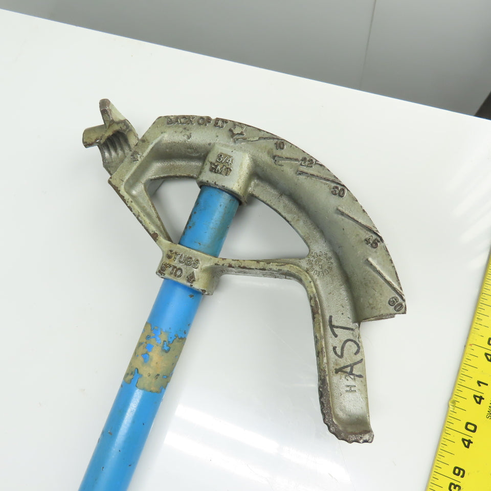 Ideal 74-002 Conduit Bender W/ Handles 1/2" Rigid 3/4" EMT