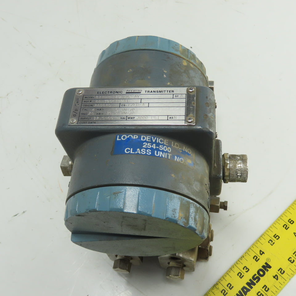 Foxboro 823DP-I3S1SM2-AY Electronic Pressure Transmitter 12.5-65VDC 3000PSI