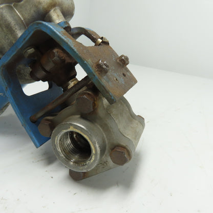 Jamesbury ST50E Pneumatic Valve Actuator W/ 1" Ball Valve