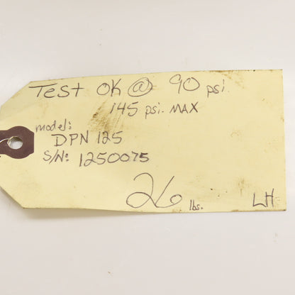 Thomas Willcox Co. DPN-125 Pneumatic Rack & Pinion Actuator 145psi