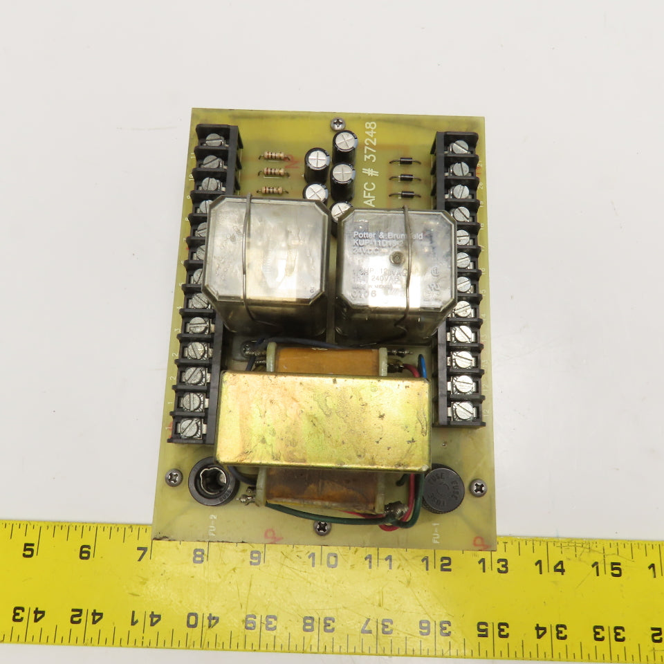 AFC # 37248 Potter & Brumfield Relay Control Board 24VDC