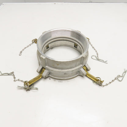 8D 8" Female Camlock to Female 8" NPT Adapter