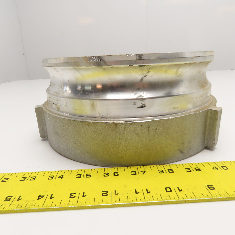 8"A 8" Aluminum Cam and Groove Coupling Adapter with Internal 8" Threads