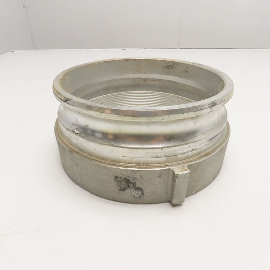 8"A 8" Aluminum Cam and Groove Coupling Adapter with Internal 8" Threads