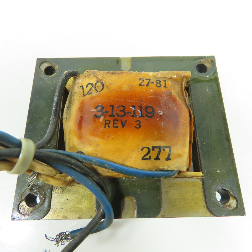 3-13-119 120V 27-81 Control Transformer 277V Rev 3