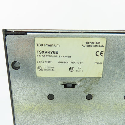 Schneider Automation TSXRKY6E TSX Premium 6-Slot Extensible PLC Chassis Rack