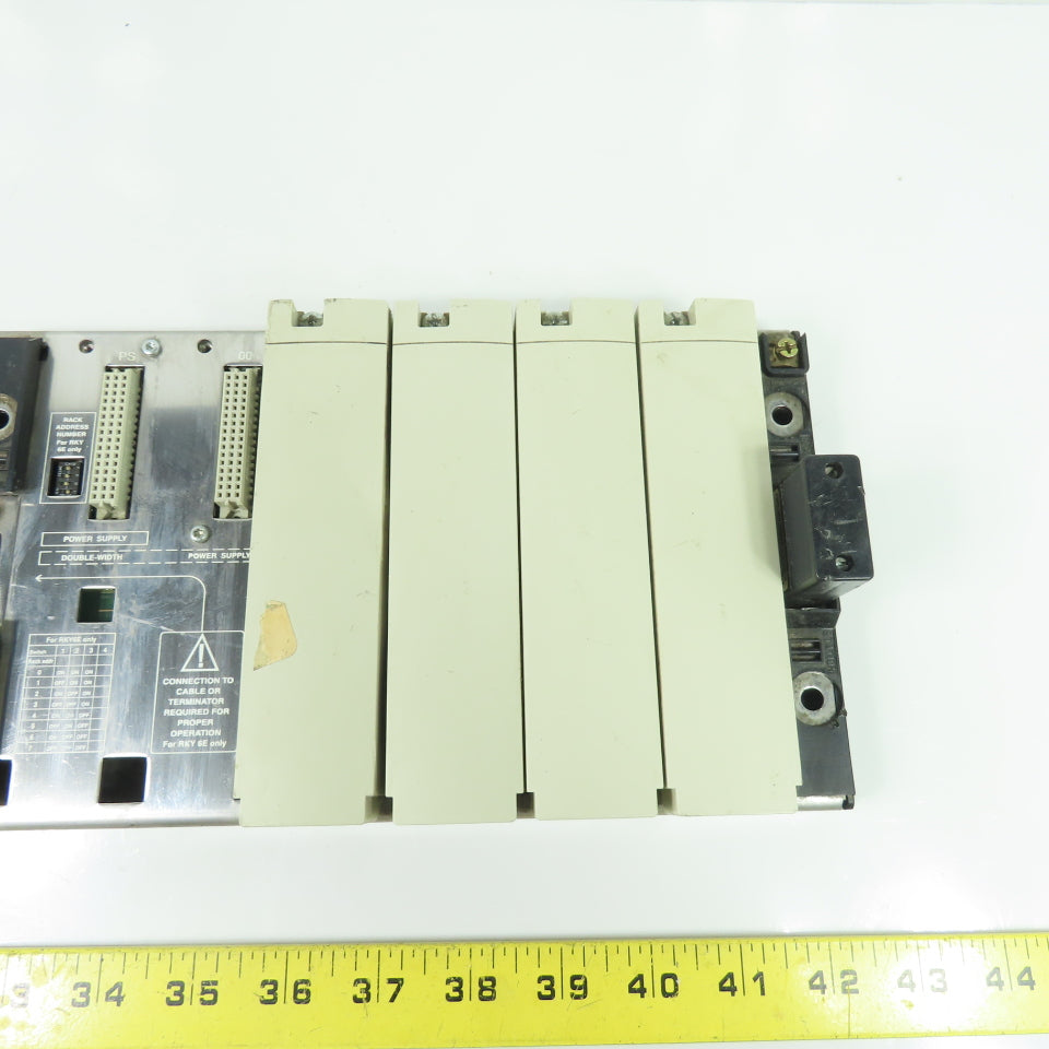 Schneider Automation TSXRKY6E TSX Premium 6-Slot Extensible PLC Chassis Rack