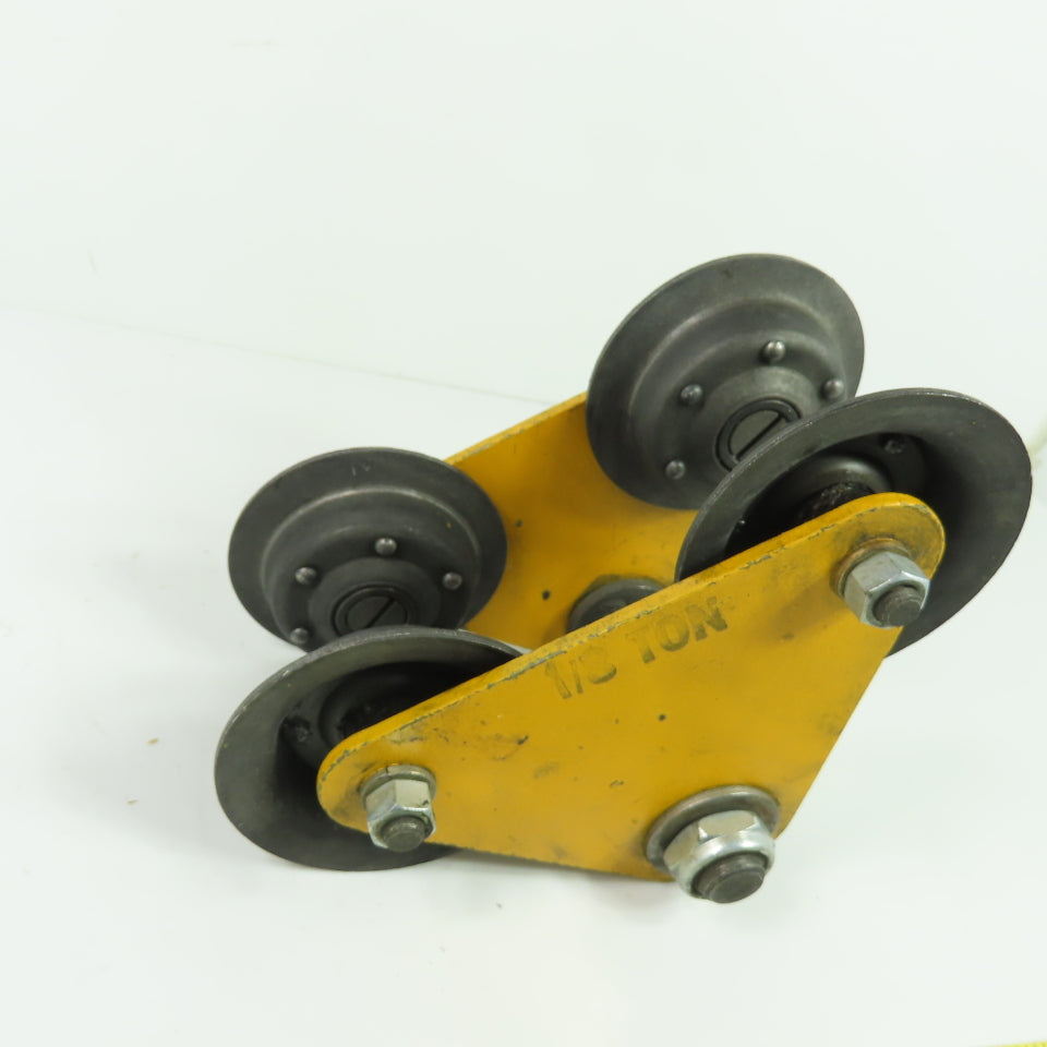 Saginaw 43719 1/8 Ton Capacity Manual I-Beam Trolley 2-1/2" Flange
