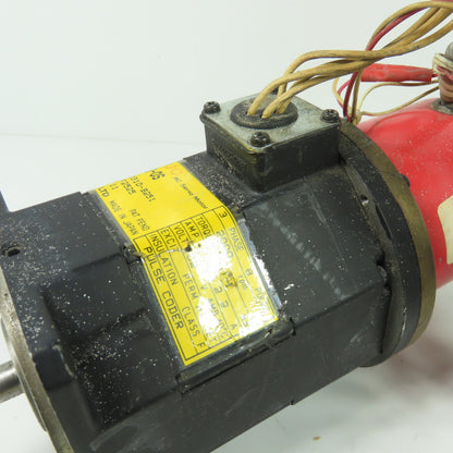 Fanuc A06B-0310-B251 Model 2-0S AC Servo Motor 2000RPM 62V 3Ph