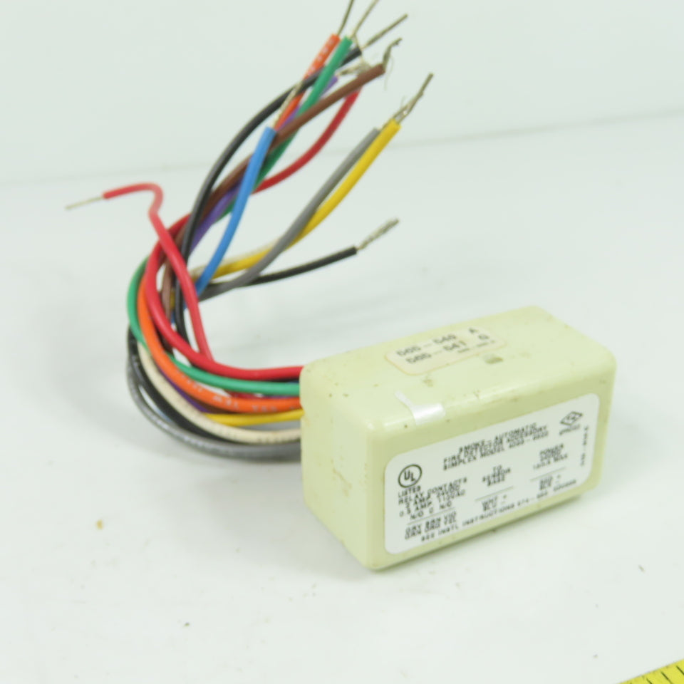 Simplex 4098-9822 Automatic Fire Detector Accessory Relay Module 24VDC ...