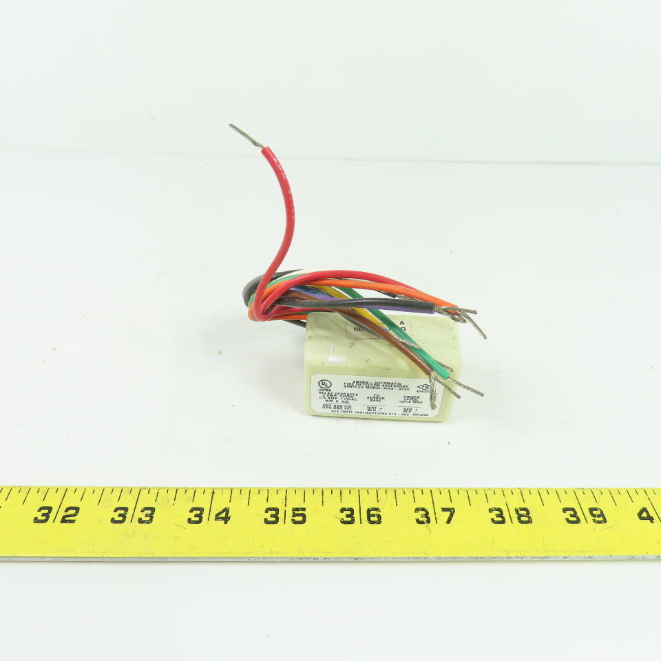 Simplex 4098-9822 Automatic Fire Detector Accessory Relay Module 24VDC ...