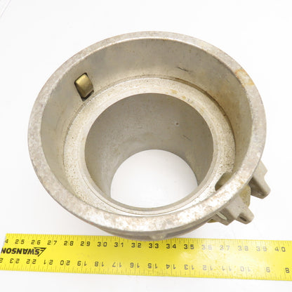 6-C 6" ID Hose Barb Cam Lock Female Fitting Missing Gasket