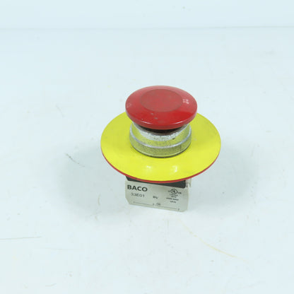 Baco 33E01 Emergency Stop Push Button Switch 600V 10A