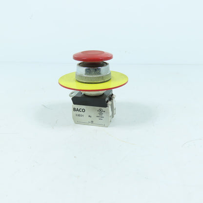 Baco 33E01 Emergency Stop Push Button Switch 600V 10A