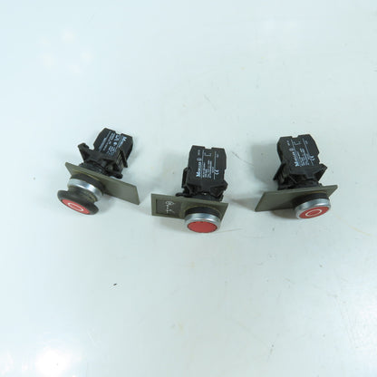 Moeller EK10 Momentary Contact Push Button Switch 600V 10A Lot Of 3