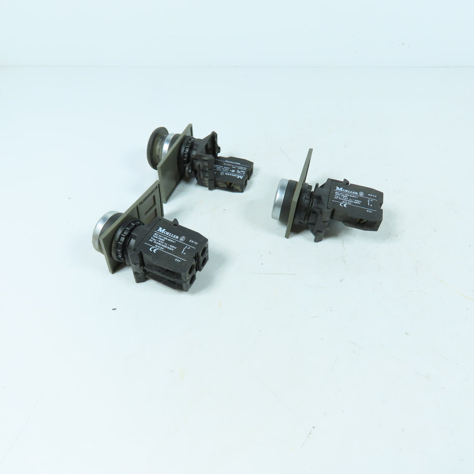 Moeller EK10 Momentary Contact Push Button Switch 600V 10A Lot Of 3