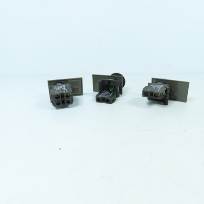 Moeller EK10 Momentary Contact Push Button Switch 600V 10A Lot Of 3