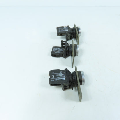 Moeller EK10 Momentary Contact Pushbutton Switches 600V Lot of 3