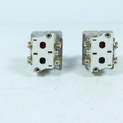 Cutler-Hammer 10250T/91000T Momentary Start Pushbutton Switches 1NO 1NC Lot of 2