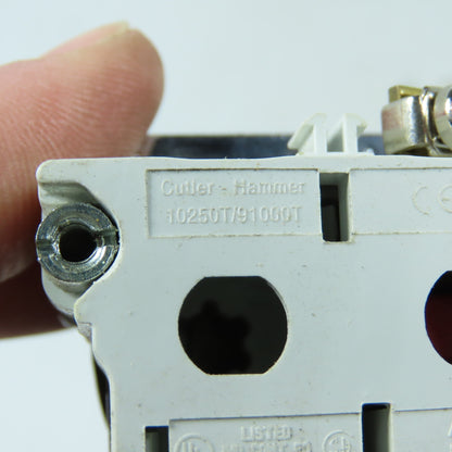 Cutler-Hammer 10250T/91000T Momentary Red Stop Push Button Switches Lot of 2