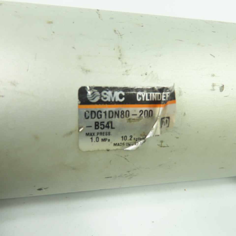 SMC CDG1DN80-200-B54L Pneumatic Air Cylinder 1.0MPa 80mm Bore 200mm Stroke