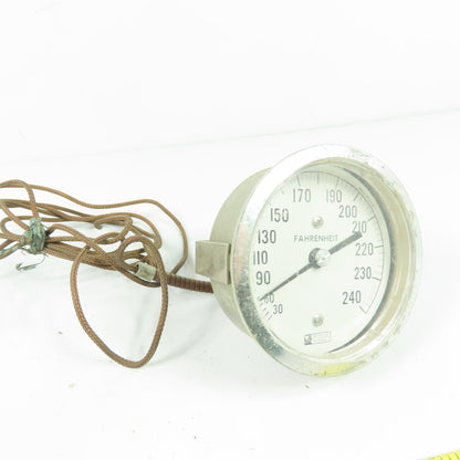 Weksler Instruments MV2-258-35-3 Fahrenheit Temperature Guage 30-240F