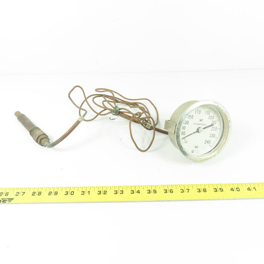Weksler Instruments MV2-258-35-3 Fahrenheit Temperature Guage 30-240F