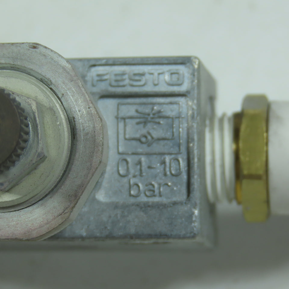Festo GRA-1/4-B One-Way Flow Control Valves 0.1-10 Bar Lot of 2