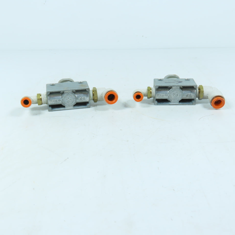 Festo GRA-1/4-B One-Way Flow Control Valves 0.1-10 Bar Lot of 2