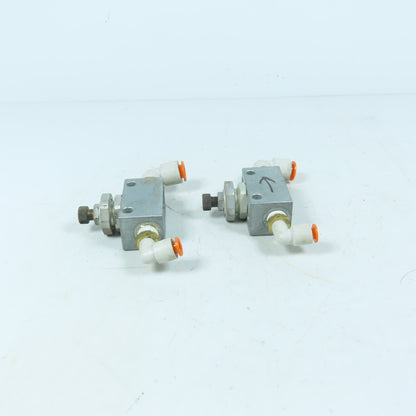 Festo GRA-1/4-B One-Way Flow Control Valves 0.1-10 Bar Lot of 2