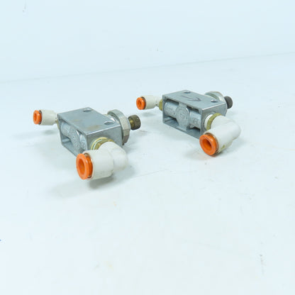 Festo GRA-1/4-B One-Way Flow Control Valves 0.1-10 Bar Lot of 2