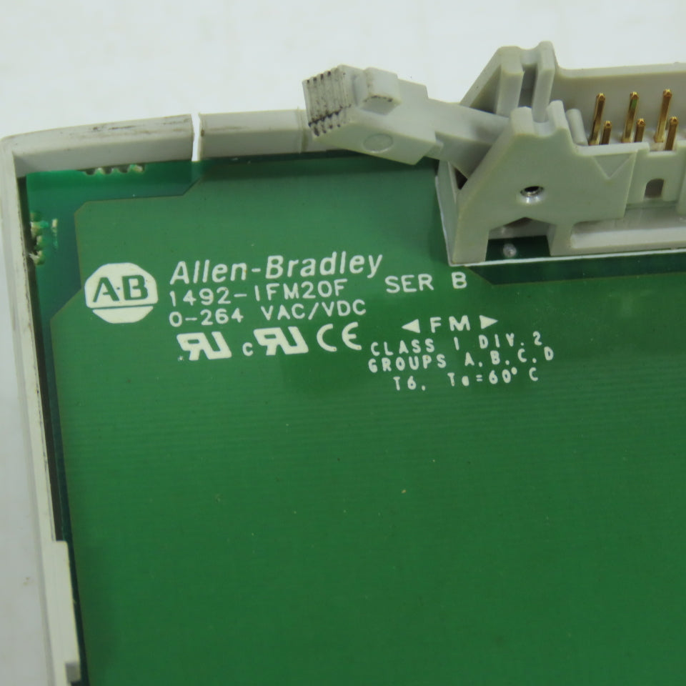 Allen-Bradley 1492-IFM20F Interface Module 0-264 VAC/VDC 20-Terminal Lot Of 2