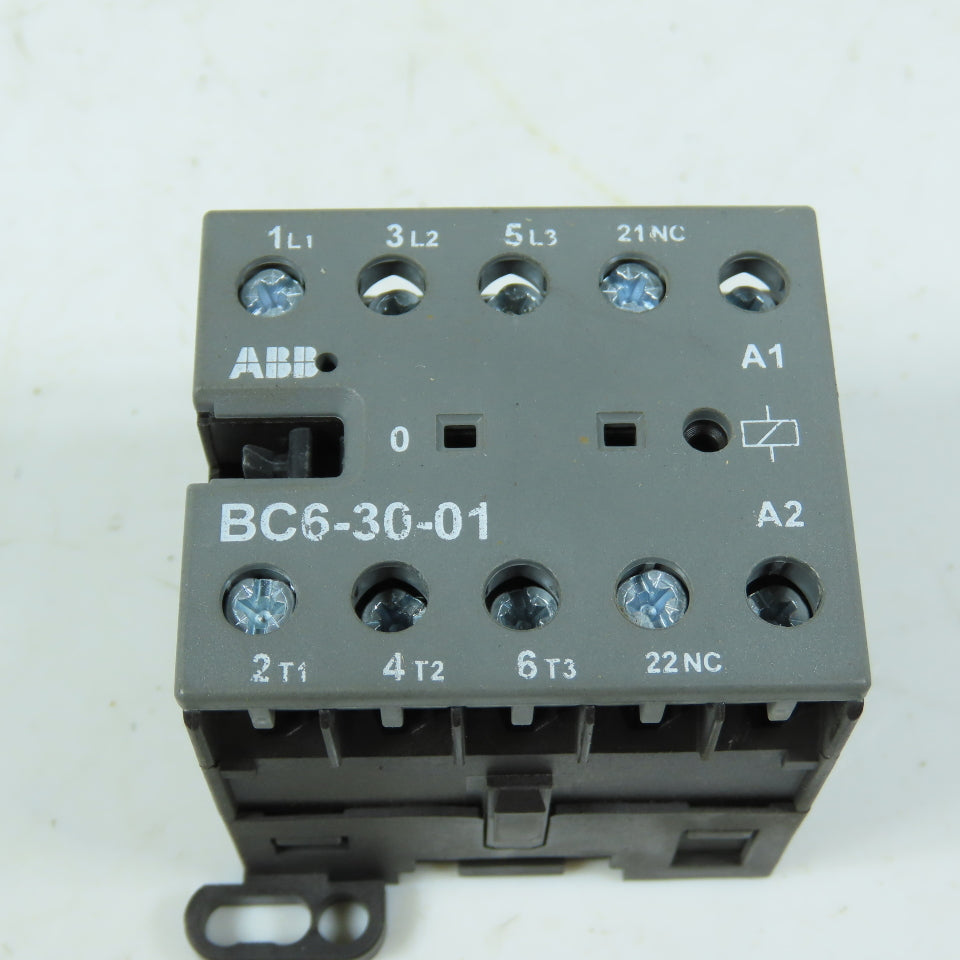 ABB BC6-30-01 Mini Contactor 3-Pole 1NC 12A 300V 24VDC Coil