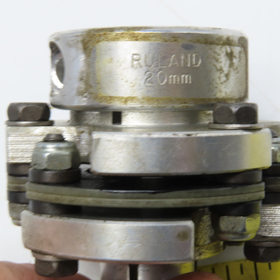 Ruland 6-22 10mm Keyed Bore Clamp Hub Disc Coupling