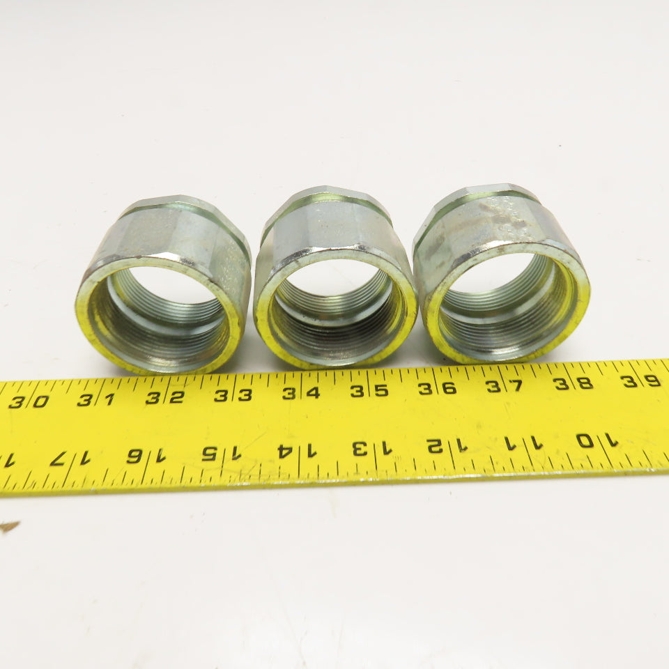 Topaz 855 1-1/2" Rigid Conduit EMT Three Piece Coupling NOS Lot Of 3
