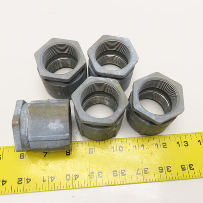 Atlas 273 1-1/4" Rigid Conduit EMT Three Piece Coupling NOS Lot Of 5