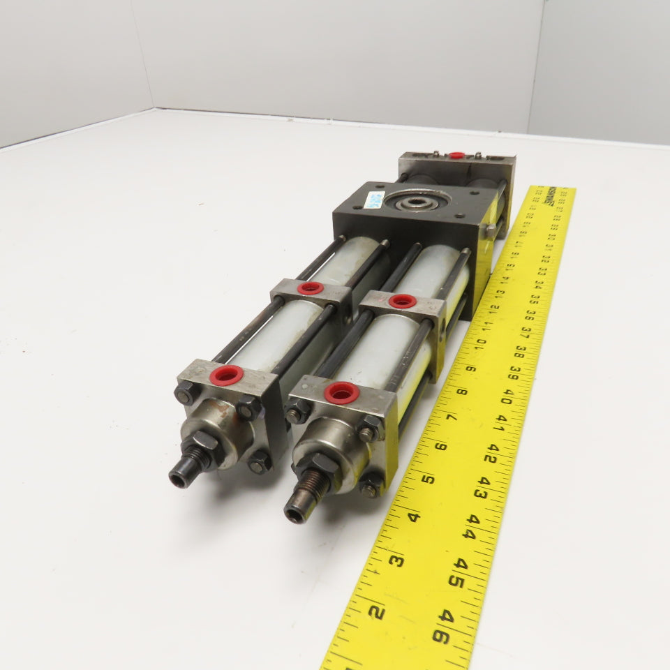 PHD 3R13R 4 135-060 -A-E-H-V Air Over Oil Rotary Actuator G1/8 Ports 1/2" Bore