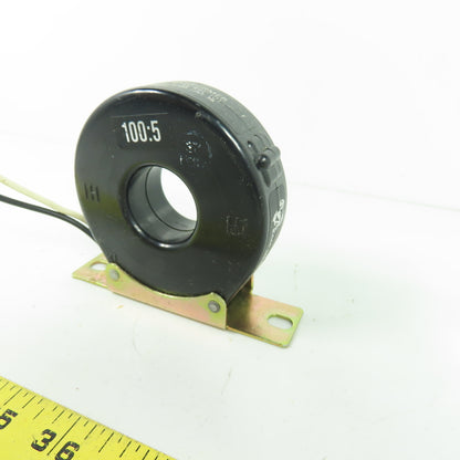 General Electric 58 RBL 101 Current Transformer Ratio 100:5A 600V 50-400Hz