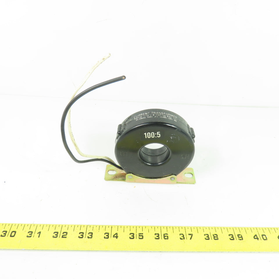 General Electric 58 RBL 101 Current Transformer Ratio 100:5A 600V 50-400Hz