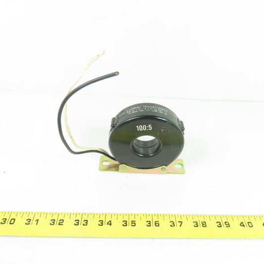 General Electric 58 RBL 101 Current Transformer Ratio 100:5A 600V 50-400Hz
